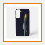 Personalised Floral Hidden Beauty, Flower on Black Samsung Galaxy Case<br><div class="desc">The design is of a portrait photograph of a wildflower featuring the beauty of floral petals and sepals in yellow and green tones. The design includes
For special requests or questions,  contact the artist at wafadahdalcreates@gmail.com. © Wafa Y. Dahdal - All Rights Reserved. WD Art</div>