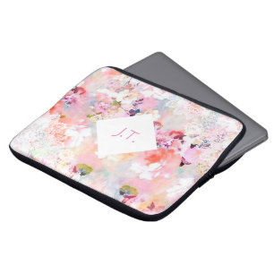 Personalised Floral Laptop Sleeve