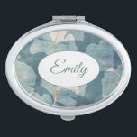 Personalised floral mirror bridal shower<br><div class="desc">A compact mirror with the elegant floral watercolor design will be a perfect gift for your bridesmaids.</div>