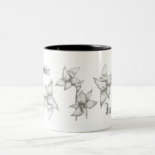 Personalised Floral Mug