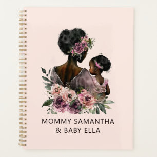 Personalised Floral Mum and Baby Planner