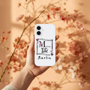Personalised Floral Mummy iPhone Case
