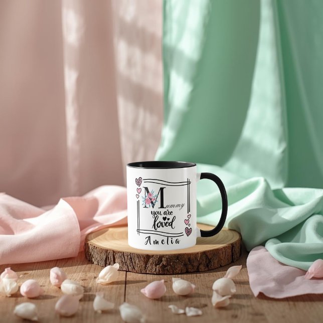 Personalised Floral Mummy Mug (Creator Uploaded)