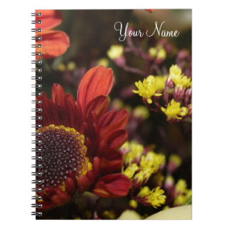 Personalised Floral Notebook