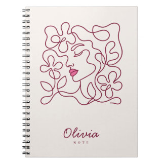 Personalised Floral Notebook | Custom Name