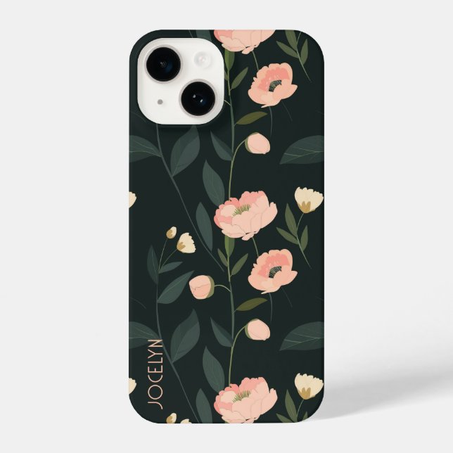 Personalised floral phone case (Back)