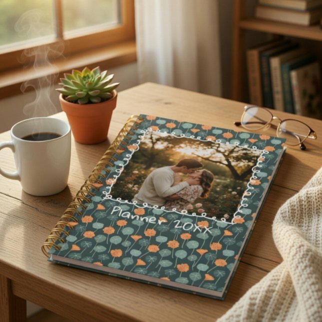 Personalised Floral Planner with Photo (Creator Uploaded)