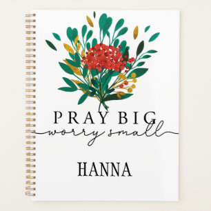 Personalised Floral Prayer Motivational Planner