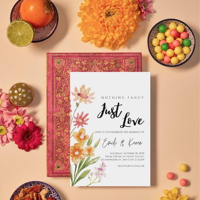 Personalised Floral Wedding Invitation (Creator Uploaded)