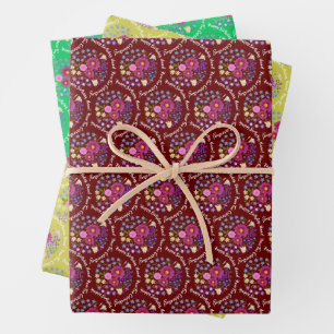 Personalised Floral Wrapping Paper Sheets 