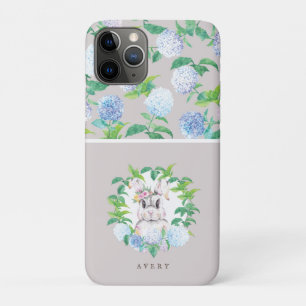 Personalised Floral Wreath Easter Watercolor iPhone 11 Pro Case