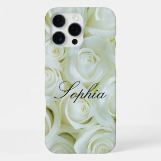 Personalised Flower Design iPhone 16 Pro Max Case
