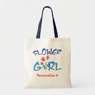 Personalised Flower Girl Favours Tote Bag