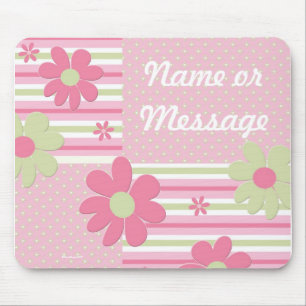 Personalised Flower Girl Mouse Pad