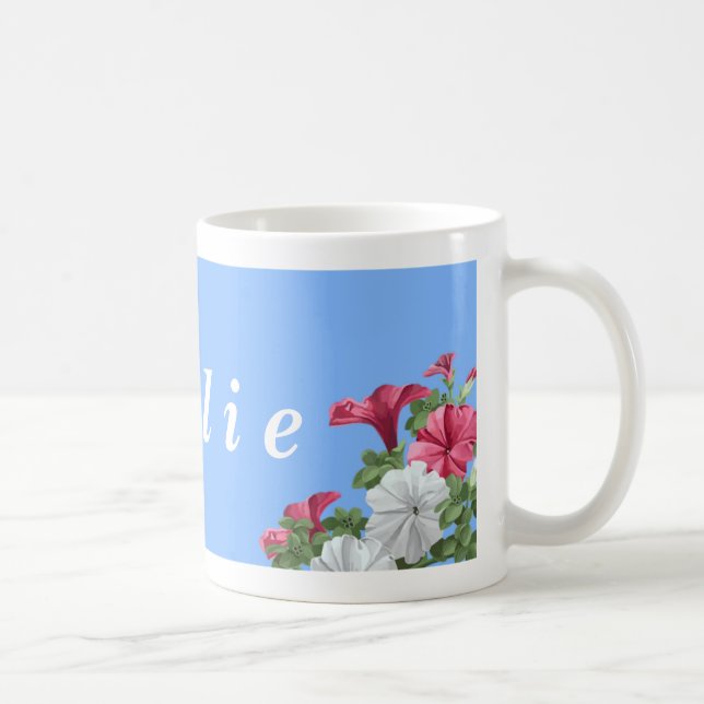 Personalised Flower Mug (Right)