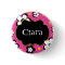 Personalised Flower Power Brights Award Name Pin