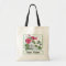 Personalised Flower Tote Bags
