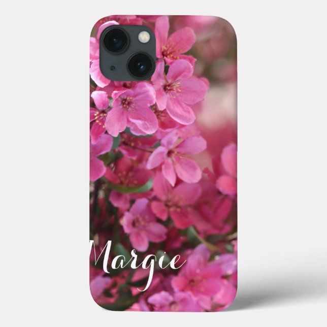 Personalised Flowered iPad Air Case (Back)