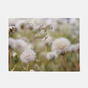 Personalised Fluffy Dandelion Field Doormat