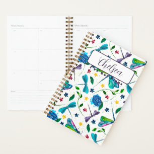 Personalised 'Flutter Dragonfly Garden" Artistic Planner