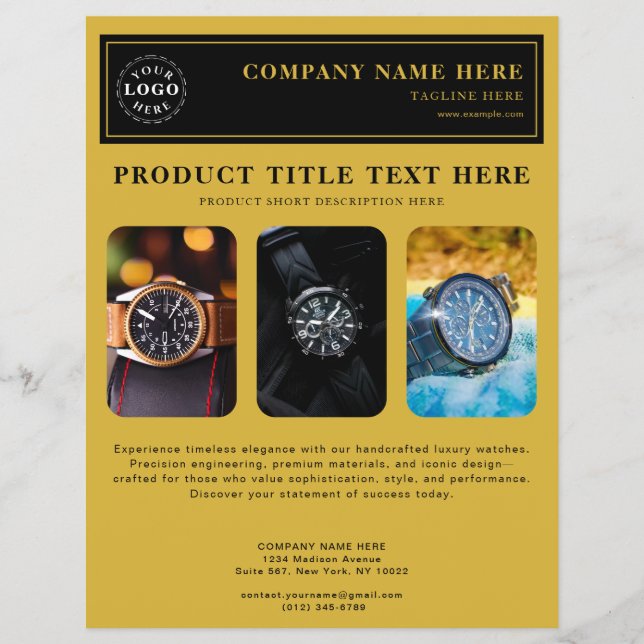 Personalised Flyer for Product Promotions (Front)