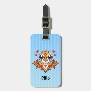 Personalised Flying Dinosaur Bag Tag – Add Name