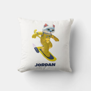 Personalised Flying Skateboard Magnet Cushion