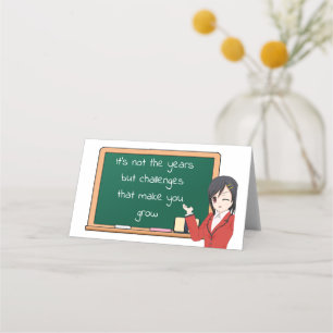Personalised folded Cards With Wisdom Quotes