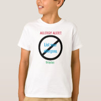 Personalised Food Allergy Alert Kids NO Symbol