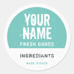 Personalised Food Storage Labels - Add your words