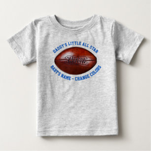 Personalised Football Baby Gifts with Your Text T-Shirt
