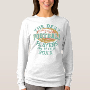 Personalised Football Birth Year Name Number T-Shirt