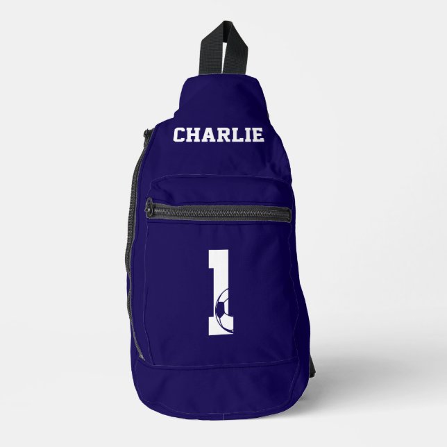 Personalised Football Boot Sling Bag (Front)