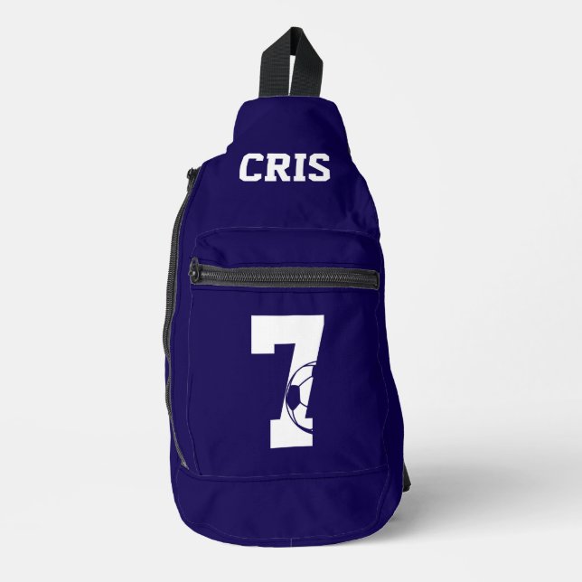 Personalised Football Boot Sling Bag (Front)