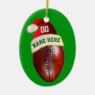 Personalised Football Christmas Tree Ornaments