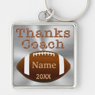 Personalised Football Coach Keychains NAME, YEAR