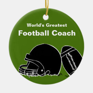 Personalised Football Coach Ornament
