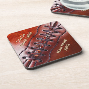 Personalised Football Coasters for Coaches
