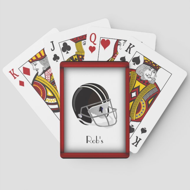 Personalised Football Custom Playing Cards (Back)