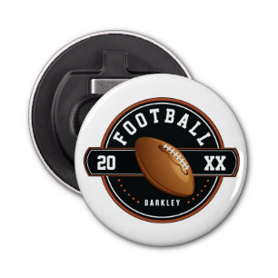 Personalised Football Design Bottle Opener