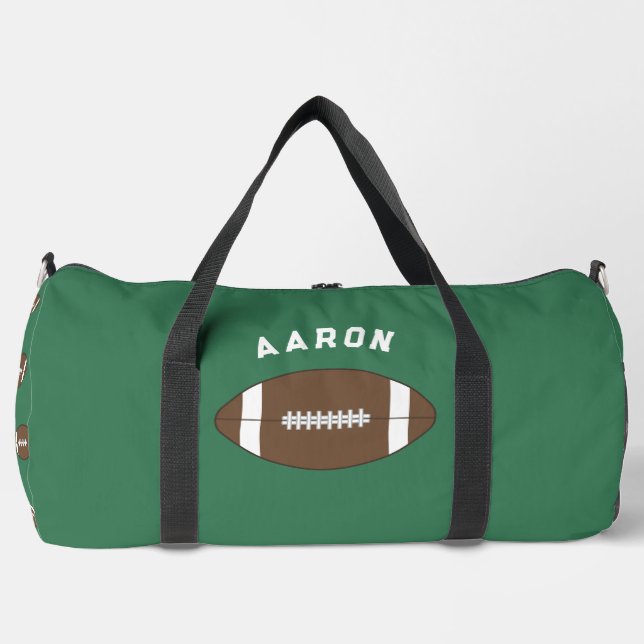  Personalised Football Duffel Bag Gift (Front)