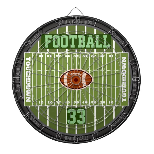 Personalised Football Field Multi-Target 2.0 Dartboard (Front)