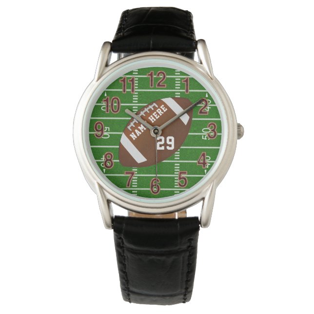 Personalised Football Gift Ideas, Cool Football Watch (Front)