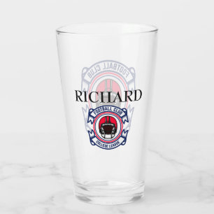 Personalised Football Glass