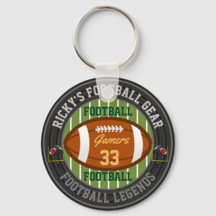 Personalised Football Keychain