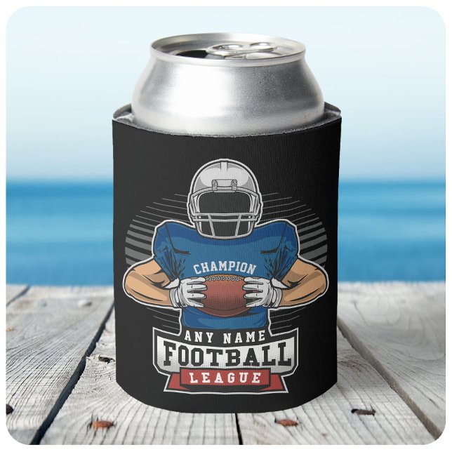 Personalised Football League Player Team Champ  Can Cooler (Creator Uploaded)