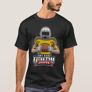Personalised Football League Player Team Champ  T-Shirt