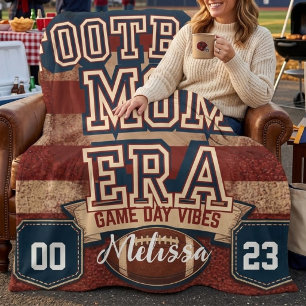 Personalised Football Mum Era Blanket Custom game