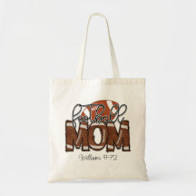 Personalised Football Mum Tote Bag