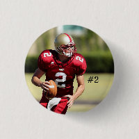 Personalised Football Photo and Number
